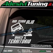 Adesivo Fiat 126 Non Perdo