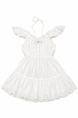 Abito tunica bianco boho