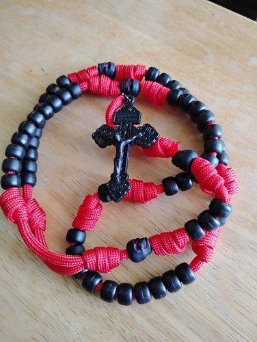 Collana crocifisso perline - crocifisso,