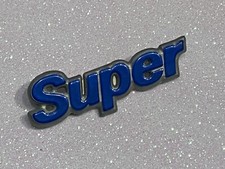 FIAT PANDA SUPER LOGO SIGLA EMBLEMA FREGIO STEMMA TARGHETTA BADGE AUTO