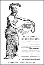 PUBBL. 1925 ANTINEVROTICO DE GIOVANNI LOMBROSO BACCELLI MANTEGAZZA GAZZONI BO