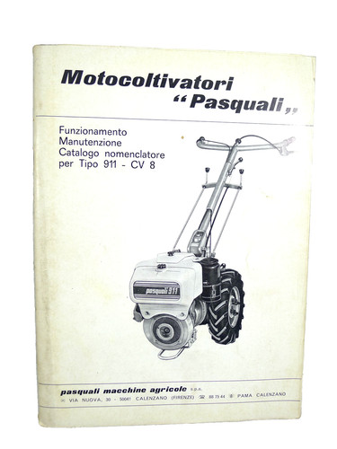 Manuale motocoltivatore - manuale,