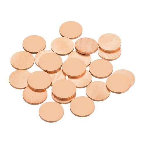 Targhette tonde ottone - ottone, per