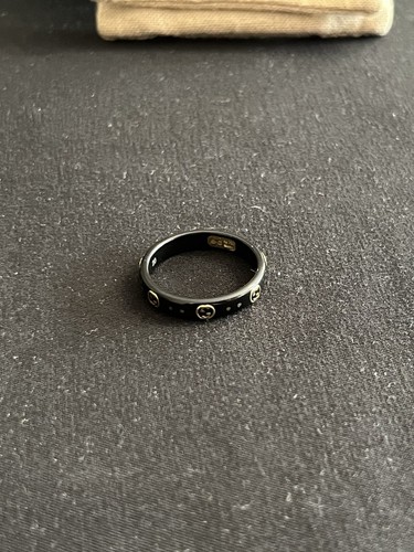 Gucci icon ring black in - -,