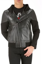 Givenchy leather hooded