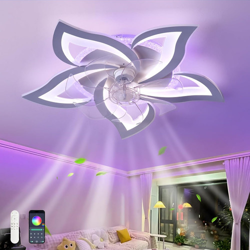 Lampadario ventilatore rgb - lampadario,
