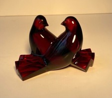 Baccarat crystal doves - crystal,
