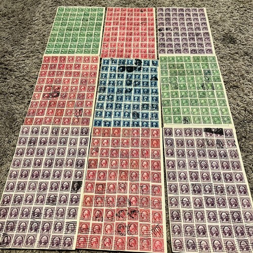 Lotto colorato francobolli - colorato, di