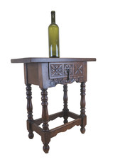 TAVOLINO ANTICO DI LEGNO