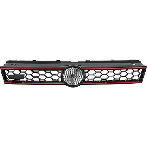 Griglia radiatore rossa nera