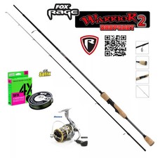Fox Rage Warrior Drop Shot 2,10 m + set BANAX Primo 2000 + 275 m Sufix SFX4