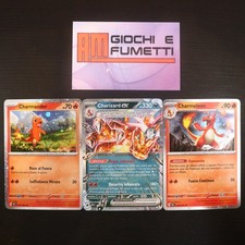 LOTTO 3 CARTE CHARIZARD EX ORIGINALI POKEMON speciali! UNICO LOTTO! UN AFFARE!!