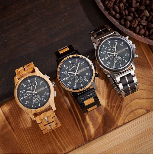 Orologio uomo legno al - uomo, in