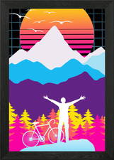 Poster Mtb Downhill estetica