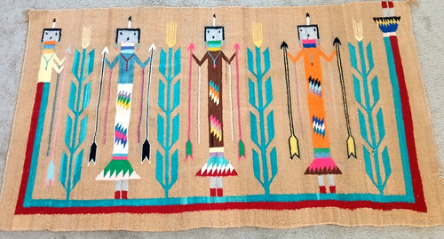 Autentico tappeto navajo anni - tappeto,