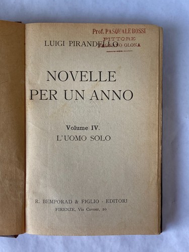 Luigi pirandello novelle per - luigi,
