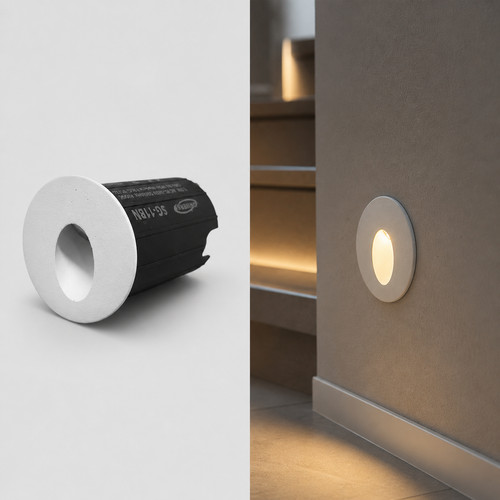 Segnapasso led incasso 5w - segnapasso, 1.5w