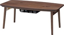 AZUMAYA Gambe Pieghevoli Legno Kotatsu Riscaldatore Tavolo Noce Marrone ELFE-901WAL Casa a