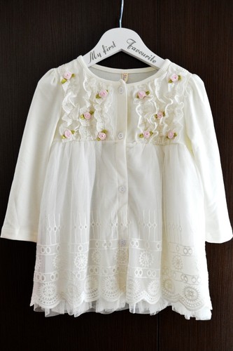 Abito vintage bambina pizzo