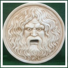 BASSORILIEVO QUADRO BOCCA DELLA VERITA' VERITÀ IN CEMENTO E MARMO NO TERRACOTTA 