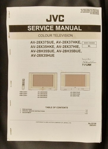 Jvc 28x37sue 28x35hke - jvc, av-28x35hke