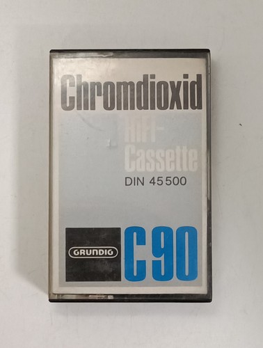 Grundig c90 chromdioxid cromo - grundig,
