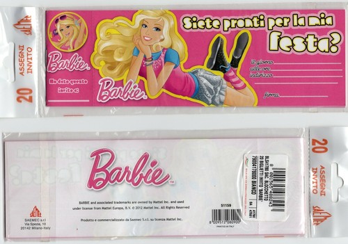 Barbie blocchetto da 20 - -,