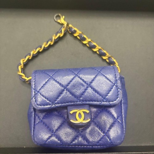 Chanel blu viola pelle - blu,