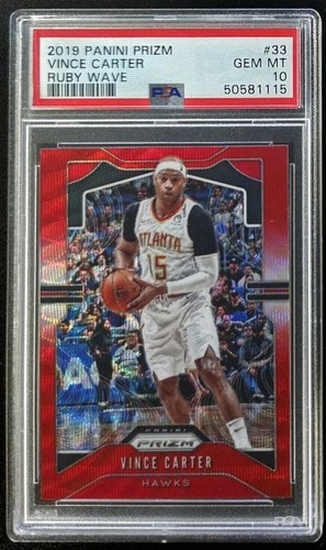 Panini prizm vince - carter, ruby