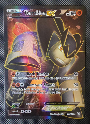 Pokemon card terrakion - card,