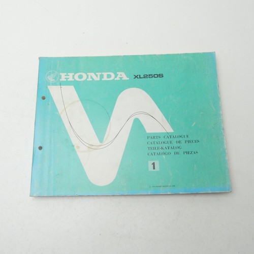 Honda 250 catalogo - xl,