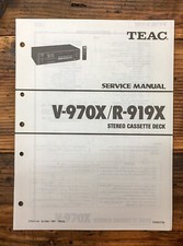 TEAC V-970X R-919X Manuale di