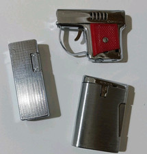 Lotto 3 Accendini Metallo Da