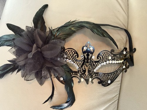 Maschera occhi veneziana nera