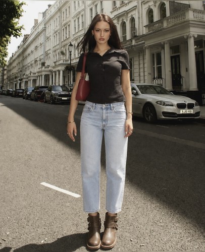 Jeans donna mid rise cropped - donna,
