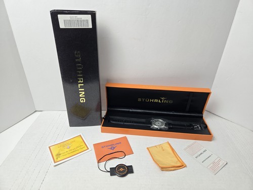 Orologio stuhrling con - con, scatola