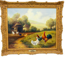 Dipinto Olio Vintage B