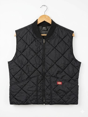 Chaleco negro acolchado