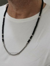 Collana uomo in pietra dura