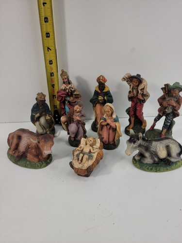 Presepe vintage cartapesta - presepe,