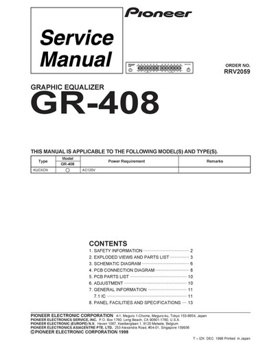 Servizio manuale istruzioni - servizio,