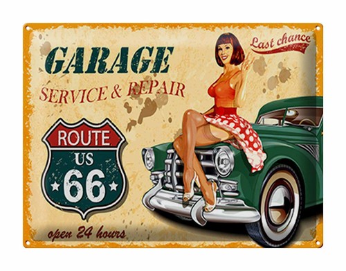 Targa latta pinup - in,