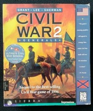 CIVIL WAR 2 GENERALS PC GAME BIG BOX
