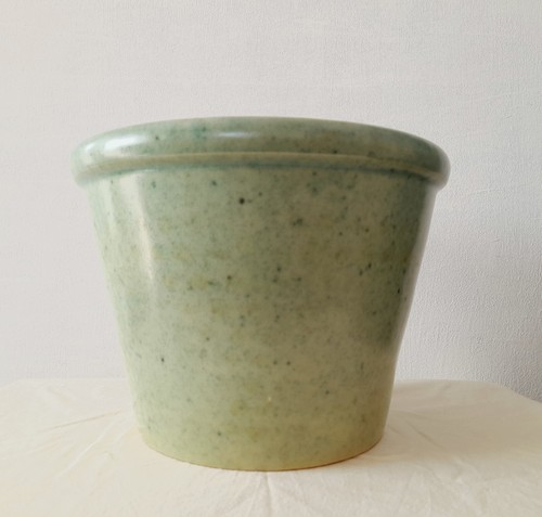 Vaso grande ceramica verde - vaso,
