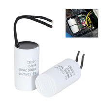 2 Pezzi Condensatore Di Avviamento 2Μf, CBB60 Condensatore Motore 2Uf Elettrico 