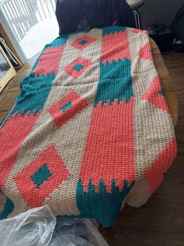 Coperta azteca fatta - , mano