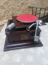 carcassa grammofono pezzi di ricambi + braccetto piatto manovella