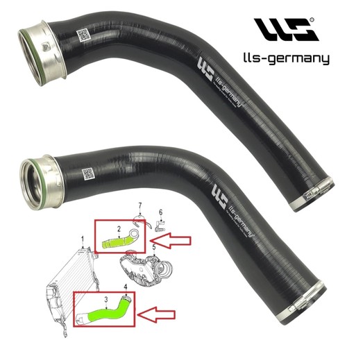 Tubo turbo intercooler - 2x, per