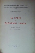 LE CARTI DI GIOVANNI LANZA