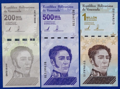 Venezuela set notes 200000 - venezuela,